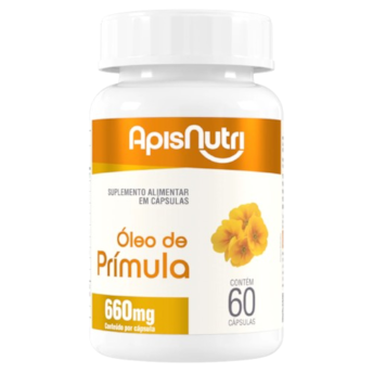 Óleo de Prímula 660mg ApisNutri 60 Cápsulas