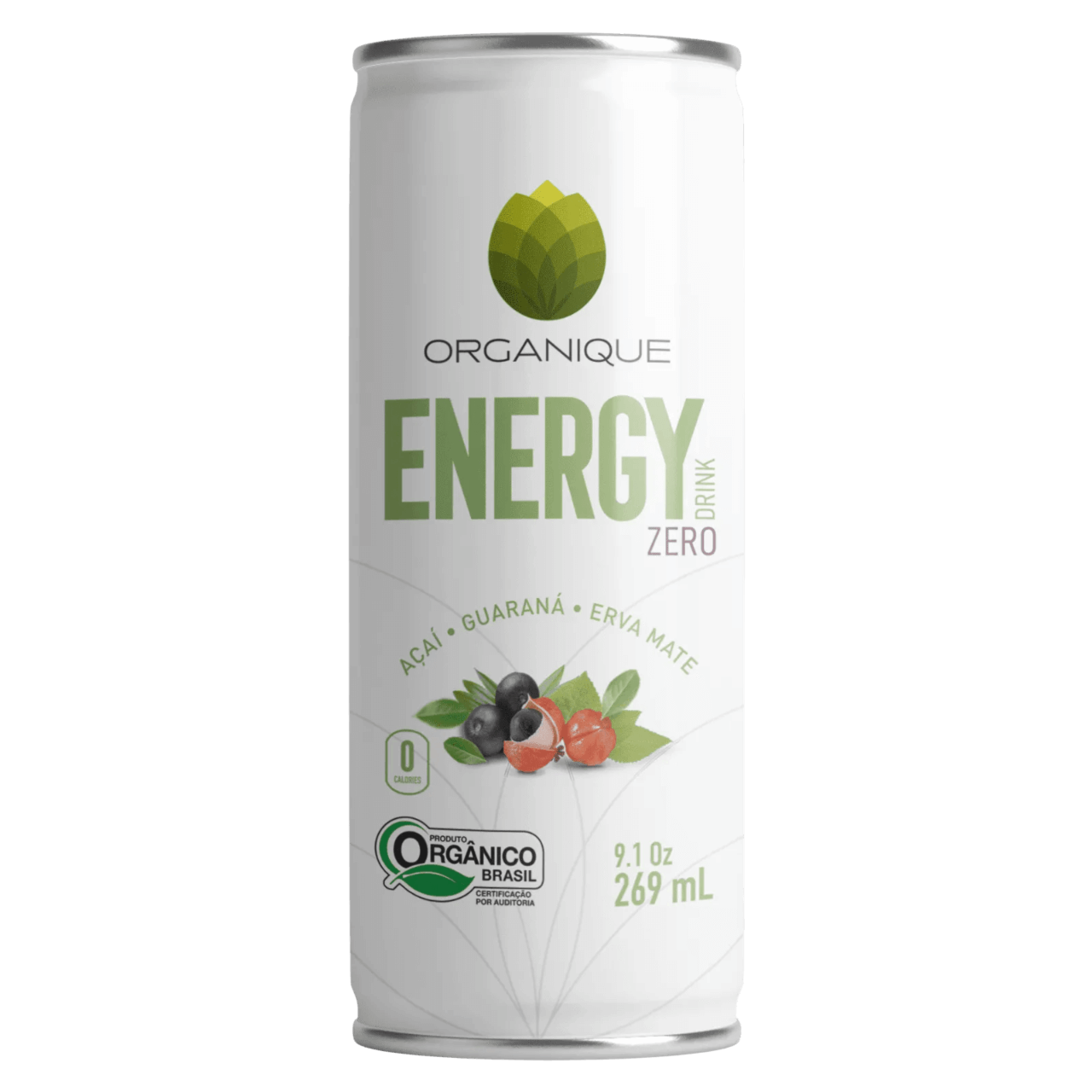 Organique Energy Drink Zero 269ml | Armazém São Vito