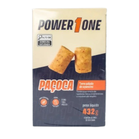 Paçoca Rolha Zero Power One 432g Display Com 24 Unidades (18g cada)