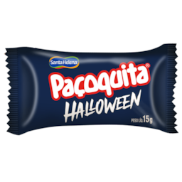 Paçoquita Halloween Meia Noite Eu Te Conto Display 120g