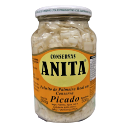 Palmito Palmeira Real Picado Anitta 300g Palmito Palmeira Real Picado Anitta 300g