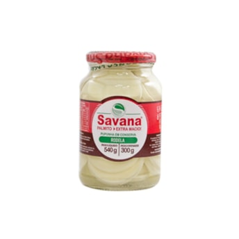 Palmito Pupunha Rodela Savana 300g Palmito Pupunha Rodela Savana 300g