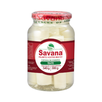Palmito Pupunha Tolete Savana 300g