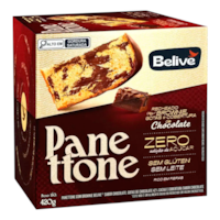 Panetone Zero Açúcar Chocolate Belive 420g