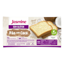 Pão de Coco sem Glúten 350g - Jasmine