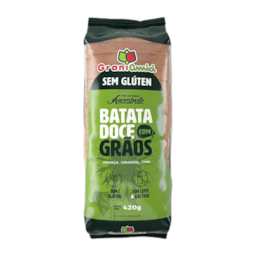 Pão de Forma Sem Glúten Batata Doce Com Grãos Graniamici 420g Val. 28/06/2025