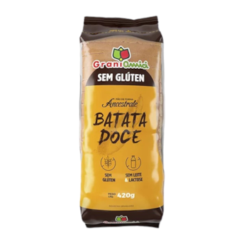 Pão de Forma Sem Glúten Batata Doce Graniamici 420g Val. 28/06/2025