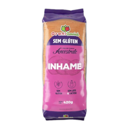 Pão de Forma Sem Glúten Inhame Graniamici 420g Val. 27/07/2025