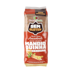 Pão de Forma Sem Glúten Mandioquinha Com Cenoura Graniamici 420g Val. 25/11/2025
