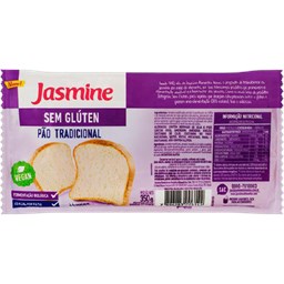 Produto Pão De Forma Tradicional Sem Glúten Jasmine 350g
