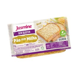 Pão de Milho sem Glúten - 350g - Jasmine