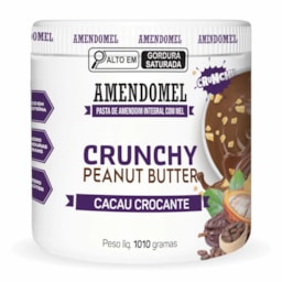 Pasta de Amendoim Amendomel Cacau Crocante 1010g Pasta de Amendoim Amendomel Cacau Crocante 1010g
