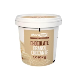 Pasta De Amendoim Chocolate Branco Crocante 1,010kg Manicrem Pasta De Amendoim Chocolate Branco Crocante 1,010kg Manicrem