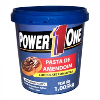 Pasta De Amendoim Chocolate Com Avelã Power 1 one 1,005 Kg