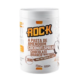Pasta De Amendoim Coconut Spread Choc Branco Com Wheyrock 1kg - Rock