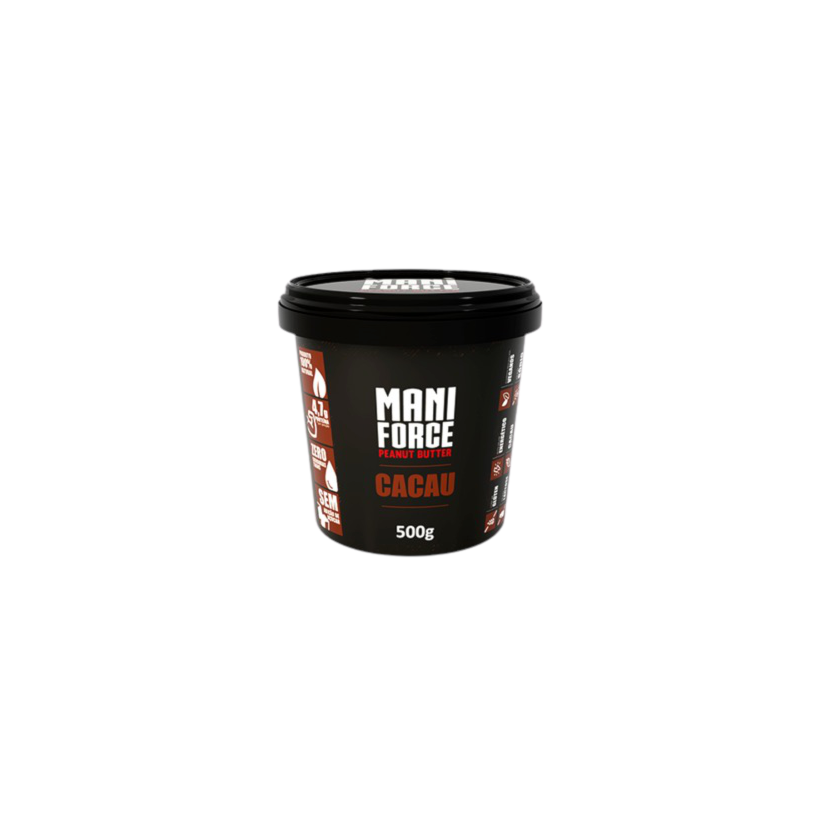 Pasta De Amendoim Com Cacau 500g - Mani Force