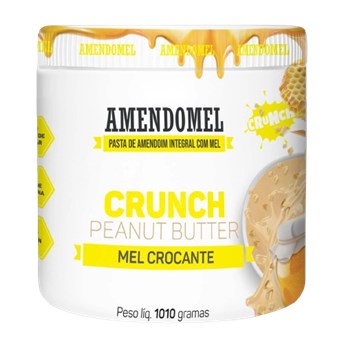 Pasta De Amendoim Com Mel Crocante Amendomel 1,010 Kg - Thiani