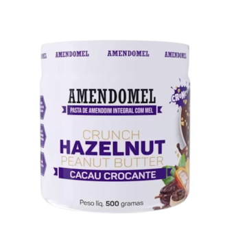 Pasta De Amendoim Com Mel E Cacau Crocante Amendomel 500g - Thiani