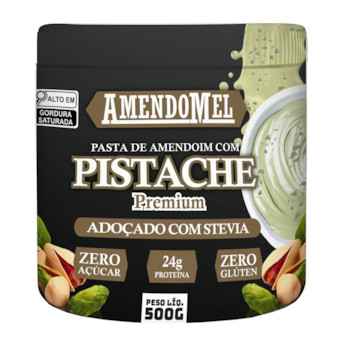 Pasta De Amendoim Com Pistache Amendomel 500g