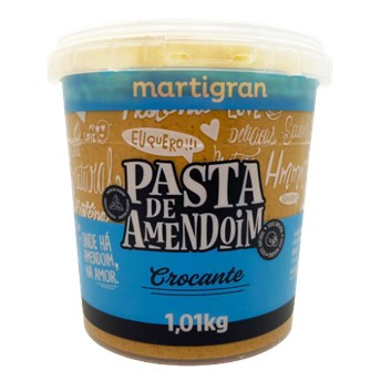 Pasta de Amendoim Crocante 1,01kg - Martigran