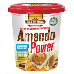 Pasta De Amendoim Integral Amendo Power 500g