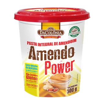 Pasta De Amendoim Integral Amendo Power 500g