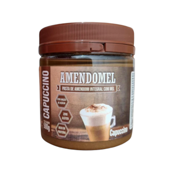 Pasta De Amendoim Integral Capuccino Amendomel 500g - Thiani