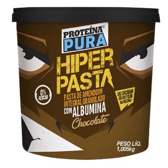 Pasta De Amendoim Integral Com Albumina/Chocolate Proteína pura 1,005kg