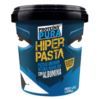 Pasta De Amendoim Integral Com Albumina Proteína pura 1,005kg