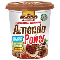 Produto Pasta De Amendoim Integral Com Cacau Amendo Power 500g