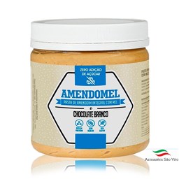 Produto Pasta de Amendoim Integral com Mel e Chocolate Branco 500g - Amendomel
