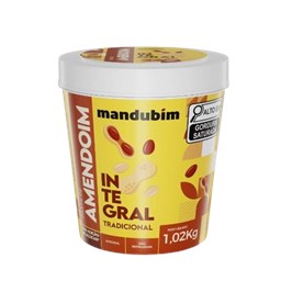 Pasta de Amendoim Integral Mandubim 1,02Kg