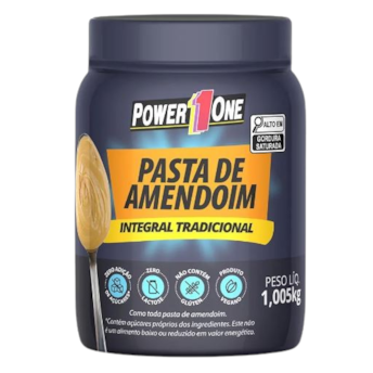 Pasta De Amendoim Integral Tradicional Power1one 1,005Kg