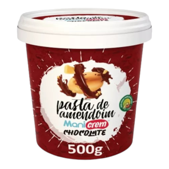 Pasta de Amendoim sabor Chocolate Manicrem 500g