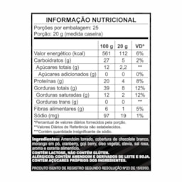 Pasta De Amendoim Sabor Frutas Vermelhas Amendomel Premium 500g