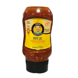 Patê de Pimenta Biquinho Levemente Picante 200g - Guga Pimenteiro Patê de Pimenta Biquinho Levemente Picante 200g - Guga Pimenteiro