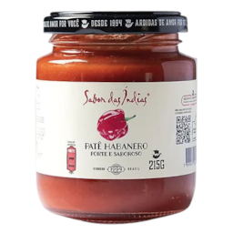 Patê de Pimenta Habanero 215g - Sabor das Índias Patê de Pimenta Habanero 215g - Sabor das Índias
