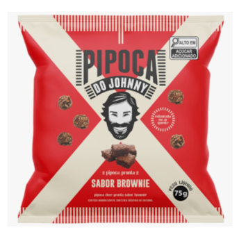 Pipoca Sabor Brownie Do Johnny 75g