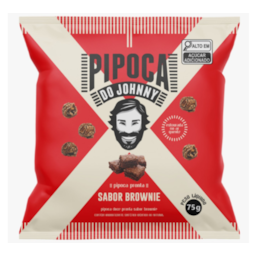 Pipoca Sabor Brownie Do Johnny 75g Pipoca Sabor Brownie Do Johnny 75g