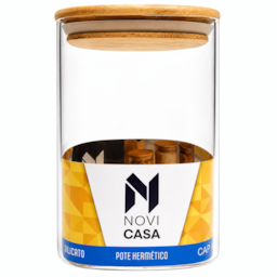 Porta Mantimentos Quadrado Borossilicato 1100ml