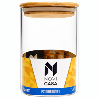 Porta Mantimentos Quadrado Borossilicato 1100ml
