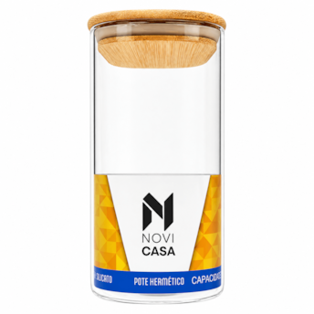 Porta Mantimentos Quadrado Borossilicato 1500ml
