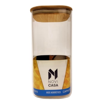 Porta Mantimentos Quadrado Borossilicato 1500ml