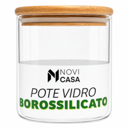 Porta Mantimentos Quadrado Borossilicato 740ml