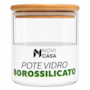 Porta Mantimentos Quadrado Borossilicato 740ml