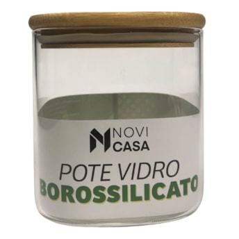 Porta Mantimentos Quadrado Borossilicato 740ml