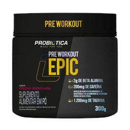 Pré Workout Epic Sabores 300g - Probiótica