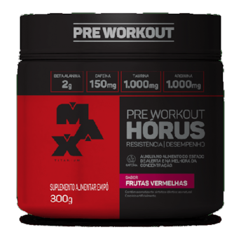 Pré Workout Hórus Sabores 300g - Max Titanium