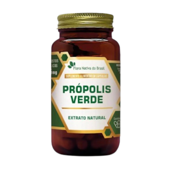 Própolis Verde Extrato Puro Flora Nativa 60 Caps