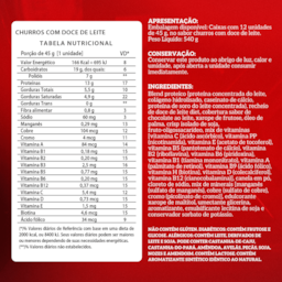 Protein Crisp Bar Churros Com Doce De Leite 45g - Integral Medica Protein Crisp Bar Churros Com Doce De Leite 45g - Integral Medica